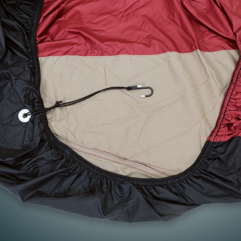 Pokrowiec motocyklowy Duży Bagger (Bordowo-Czarny) - obrazek 2