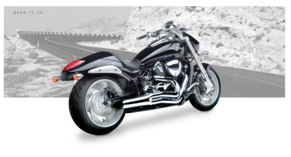 Wydech Hard Krome ” 2 Into 1 SideBurner” 44-6460