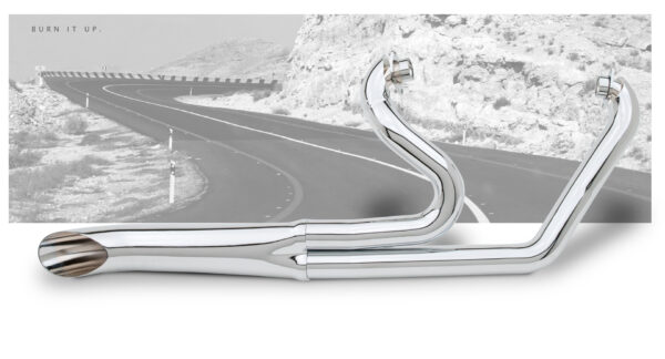 Wydech Hard Krome ” 2 Into 1 SideBurner” 44-6460
