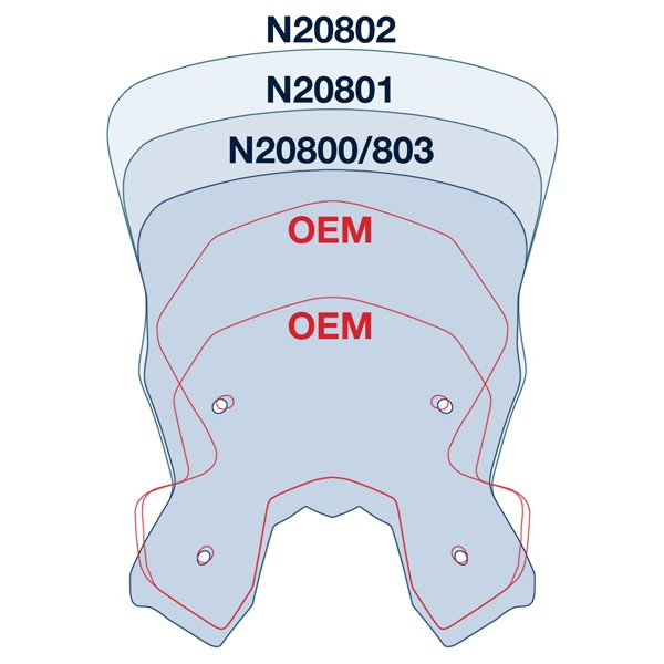 Szyba VStream N20802 Touring – National Cycle