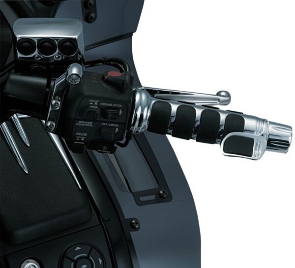 Tempomat motocyklowy chrom prawa strona manetki GL1800 - obrazek 2