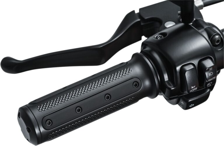 Manetki kierownicy Heavy Industries Czarne 1"