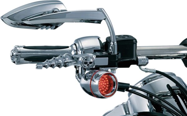 Lusterka motocyklowe Scythe Chrom - obrazek 2