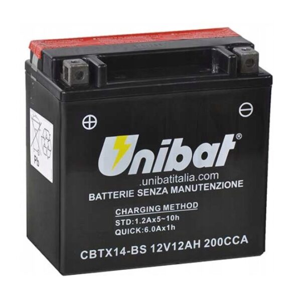 Akumulator UNIBAT CBTX14-BS 12Ah 200A