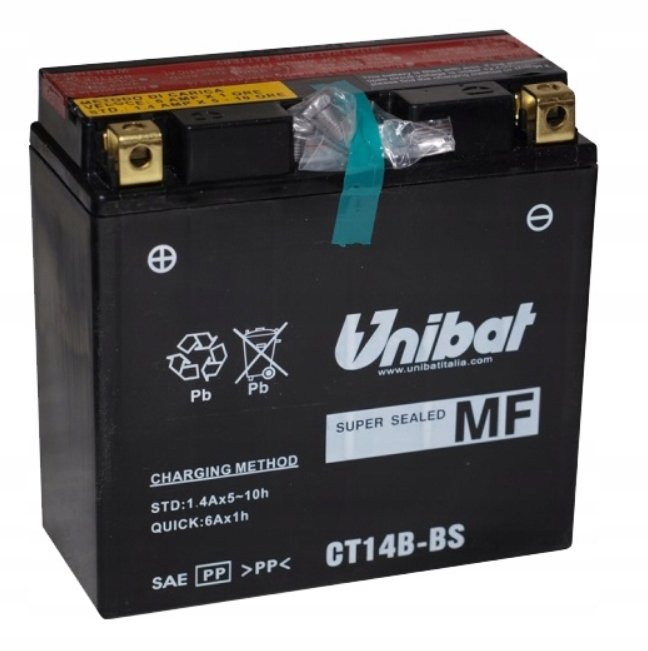 Akumulator UNIBAT CT14B-BS 12Ah 210A