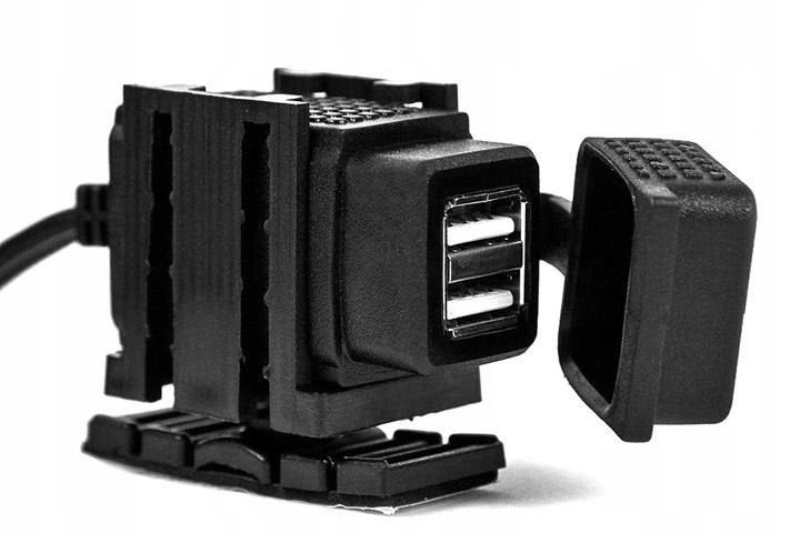 Motocyklowe gniazdo - 2 x USB - 3.1 A