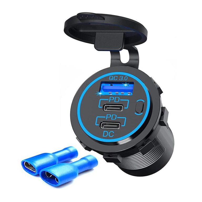Gniazdo ładowania 2 x USB typ C / 1 x USB