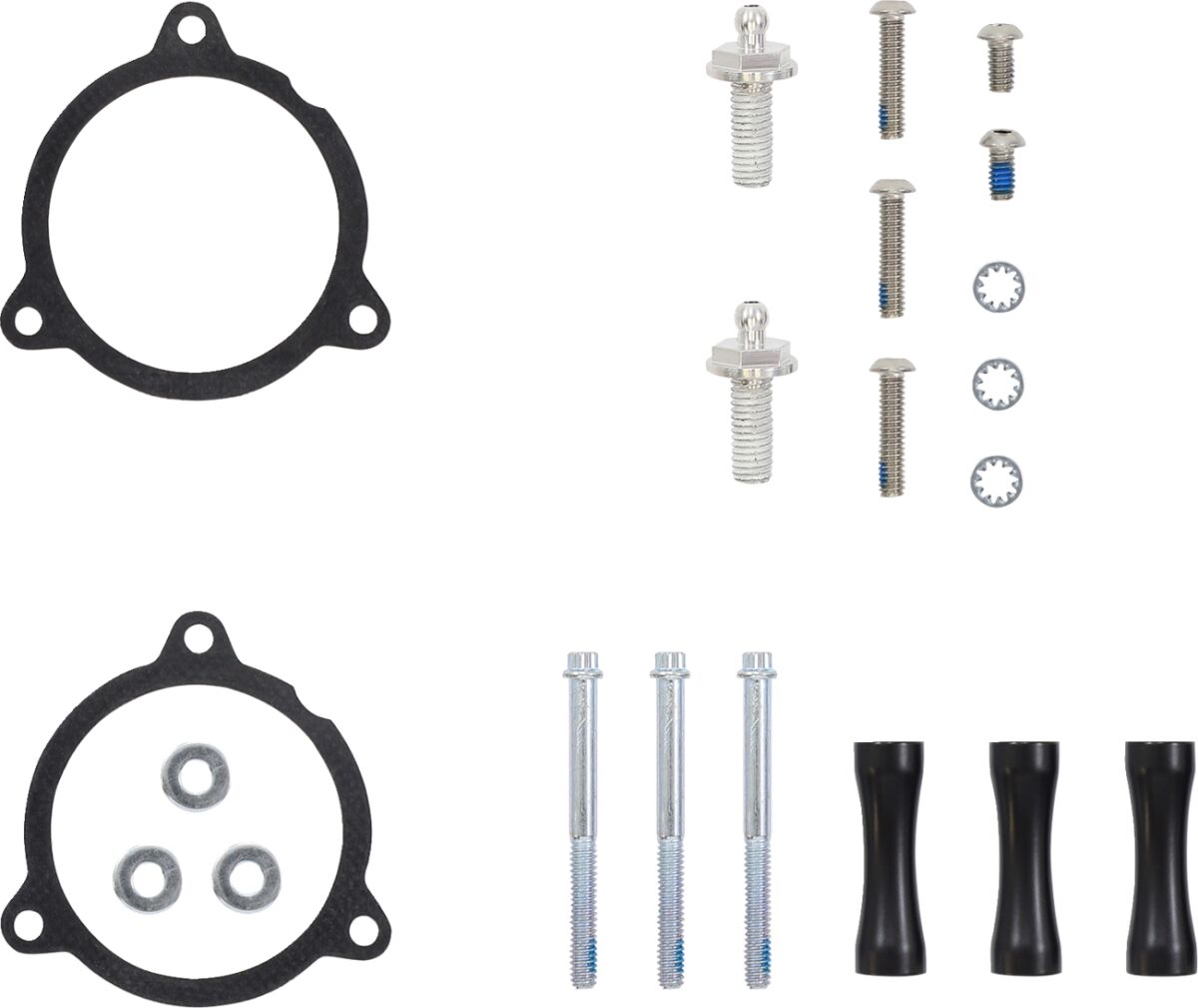 Zestaw filtra powietrza Czarny/Chrom HD - obrazek 2