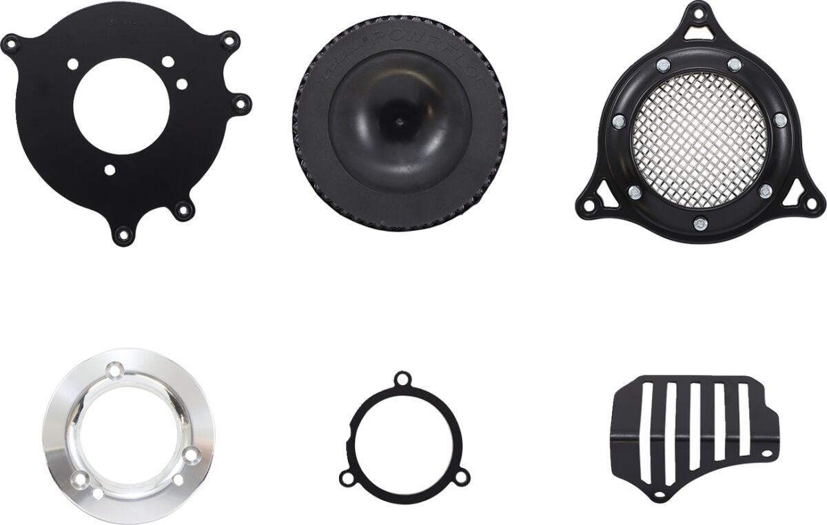 Zestaw filtra powietrza Czarny/Chrom HD - obrazek 3