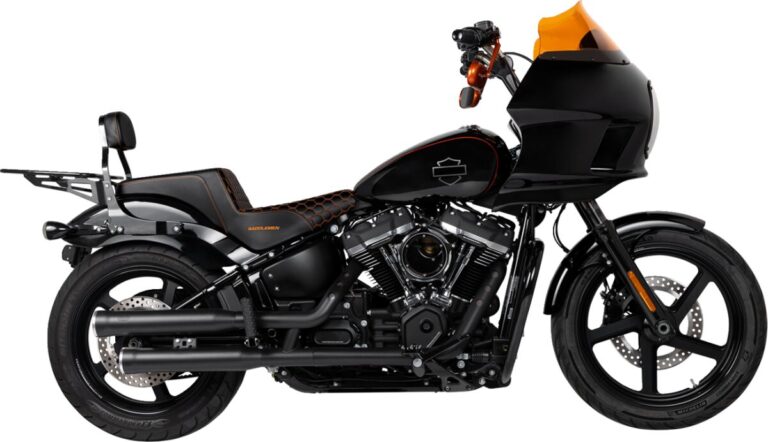 Tłumiki wydechowe Cobra ”RPT 3 Slip-On” Czarny Softail 18-24