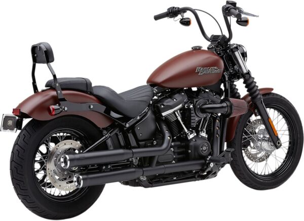 Tłumiki wydechowe Cobra ”RPT 3 Slip-On” Czarny Softail 18-24 - obrazek 3