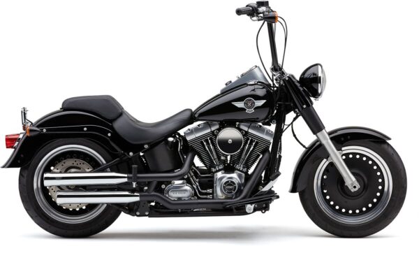 Tłumiki wydechowe Cobra ”Neighbor Hater Slip-On” Chrom FAT BOY 07-17