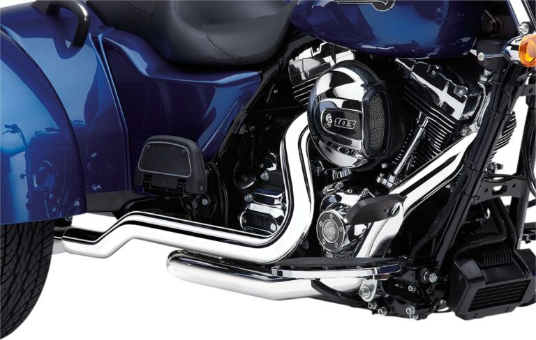 Kolektory wydechowe Cobra "Powerport Trike Dual" Chrom FLHTCUTG 10-16/FLHXXX 10-11
