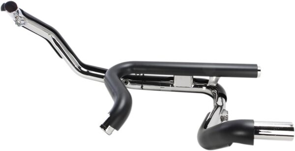 Kolektory wydechowe Cobra ”Dual Bung Powerport" Czarne FLH 09-16 - obrazek 2