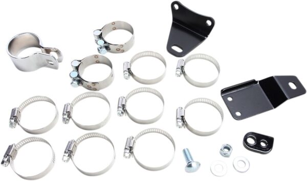 Kolektory wydechowe Cobra ”Dual Bung Powerport" Czarne FLH 09-16 - obrazek 4