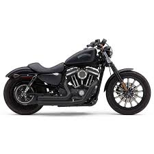 Układ wydechowy Cobra "Speedster 909" Czarny Softail 12-17