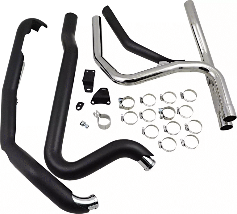 Kolektory wydechowe Cobra ”Powerport Dual” Czarne FLHTCUTG 10-16