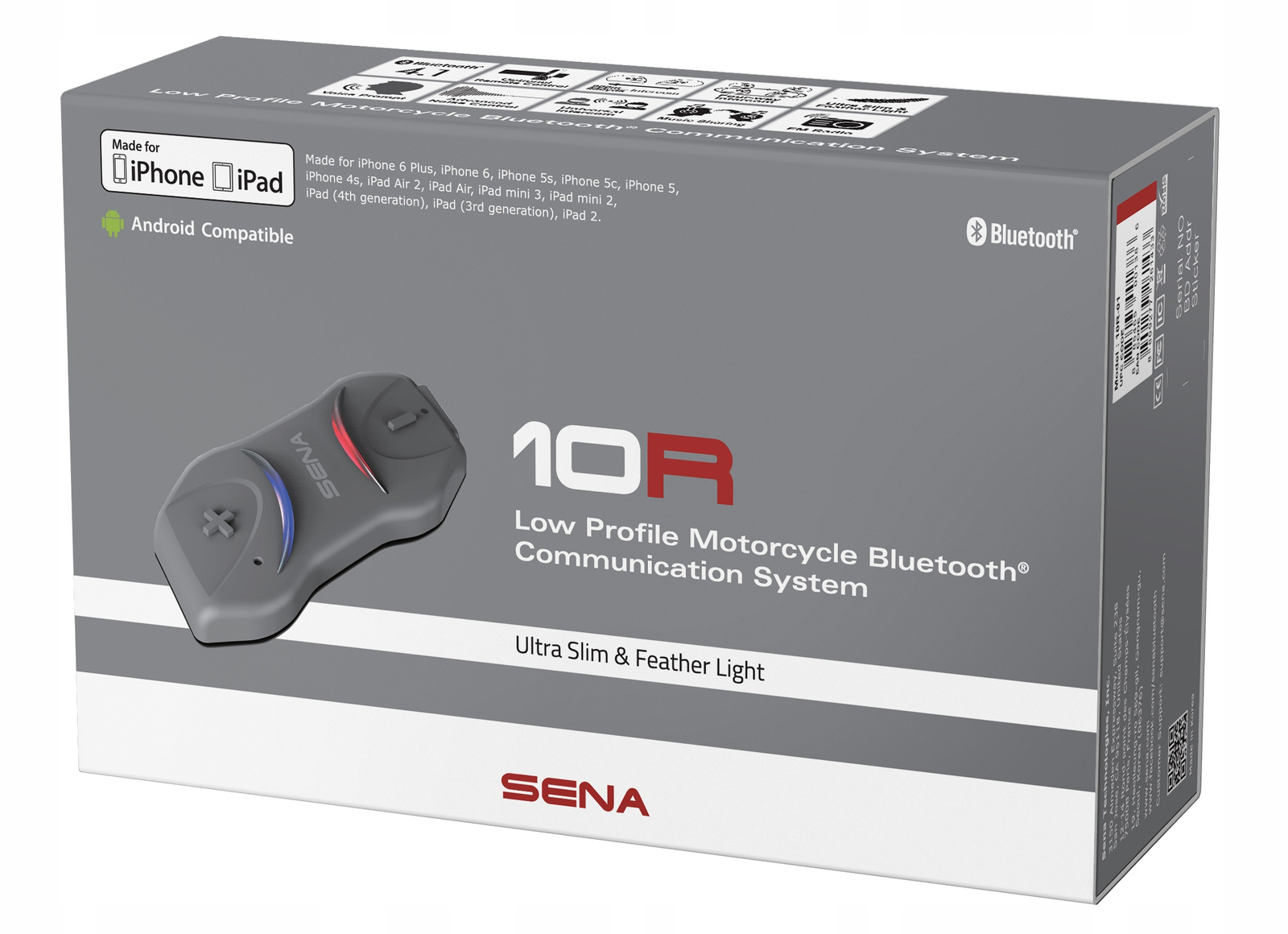 Sena 10R-A0202 Altoparlanti Di Ricambio Originali Per Interfono Sena 10R – Nero