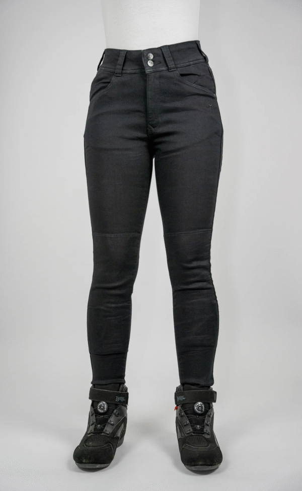 Spodnie damskie Fury Black Skinny - Bull-It - obrazek 3
