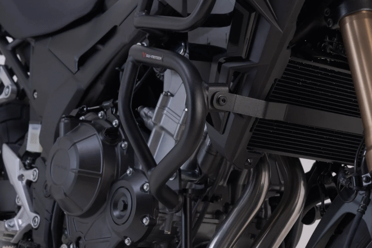 Crash Bar/Gmole SW-Motech Czarne Triumph Scrambler 1200 21-22