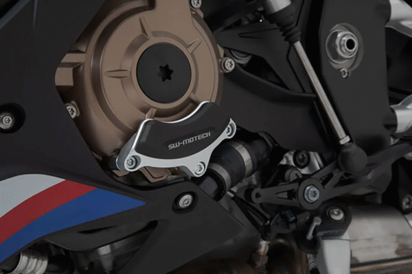 Osłona silnika SW-Motech BMW S1000RR 19- czarny Srebrna