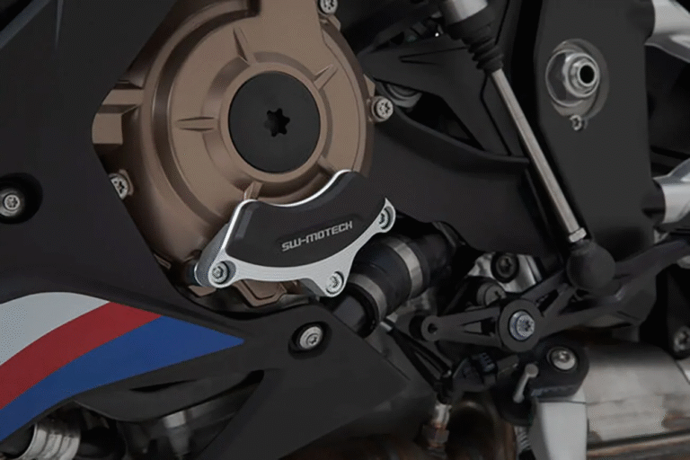 Osłona silnika SW-Motech BMW S1000RR 19- czarny Srebrna