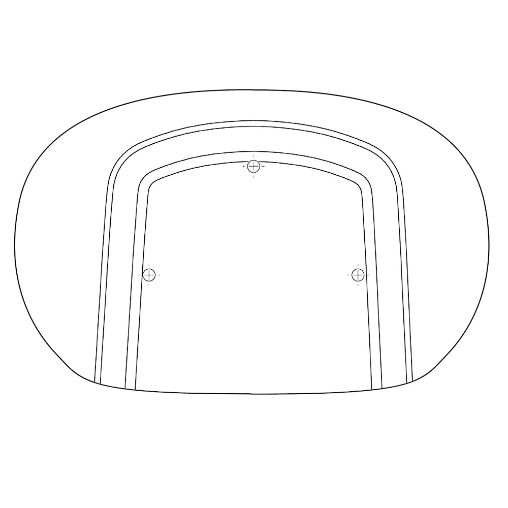 Poduszka oparcia pasażera H-D Touring i M8 Softail - obrazek 2