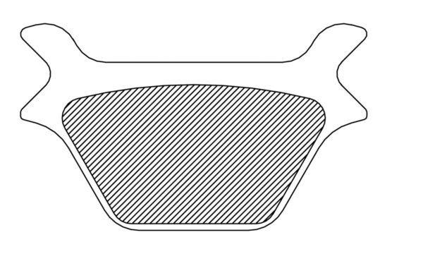 Klocki hamulcowe Metaliczne (spiekane) HD (44209-87, 44213-87) - obrazek 2