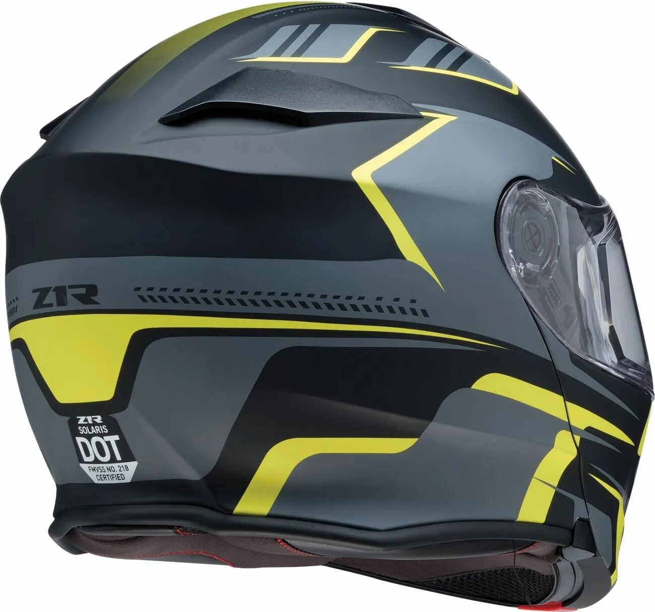 Kask szczękowy Z1R Solaris 2.0 Slater Czarny/Żółty Fluo - obrazek 3