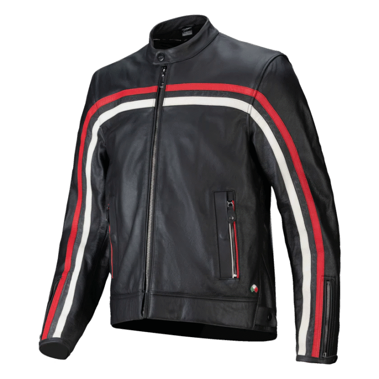 Kurtka Skórzana Dyno Alpinestars Czarno-Czerwona