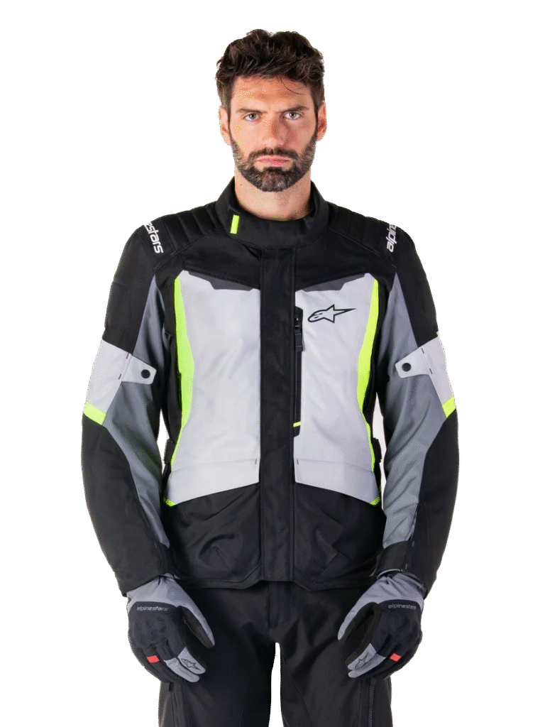 Kurtka Wodoodporna ST-1 Alpinestars Czarna / Szara / Żółta Klasa A