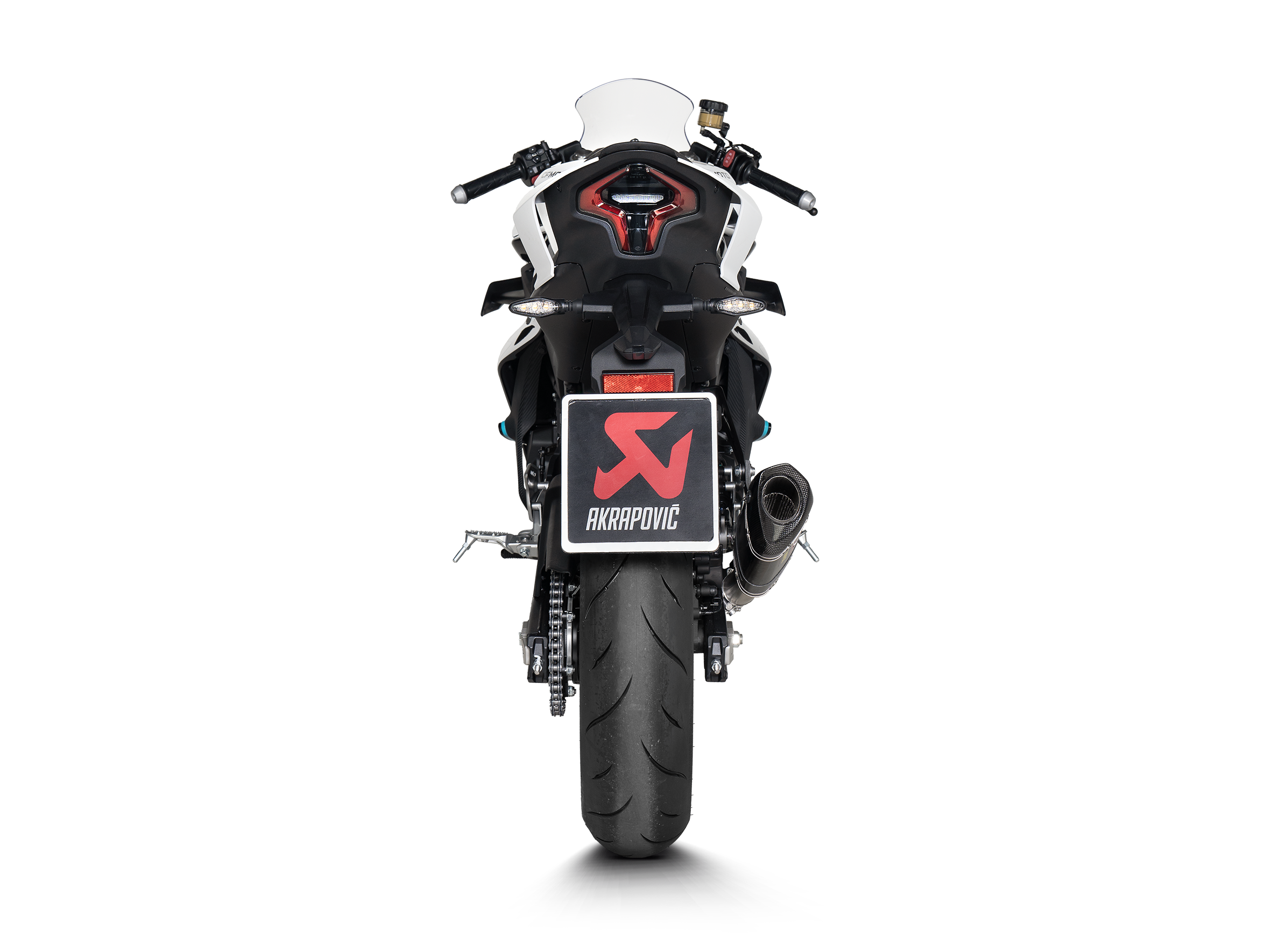 Aluminiowe mocowanie tłumika Akrapovič do CFMoto 450SR / 450NK - obrazek 4