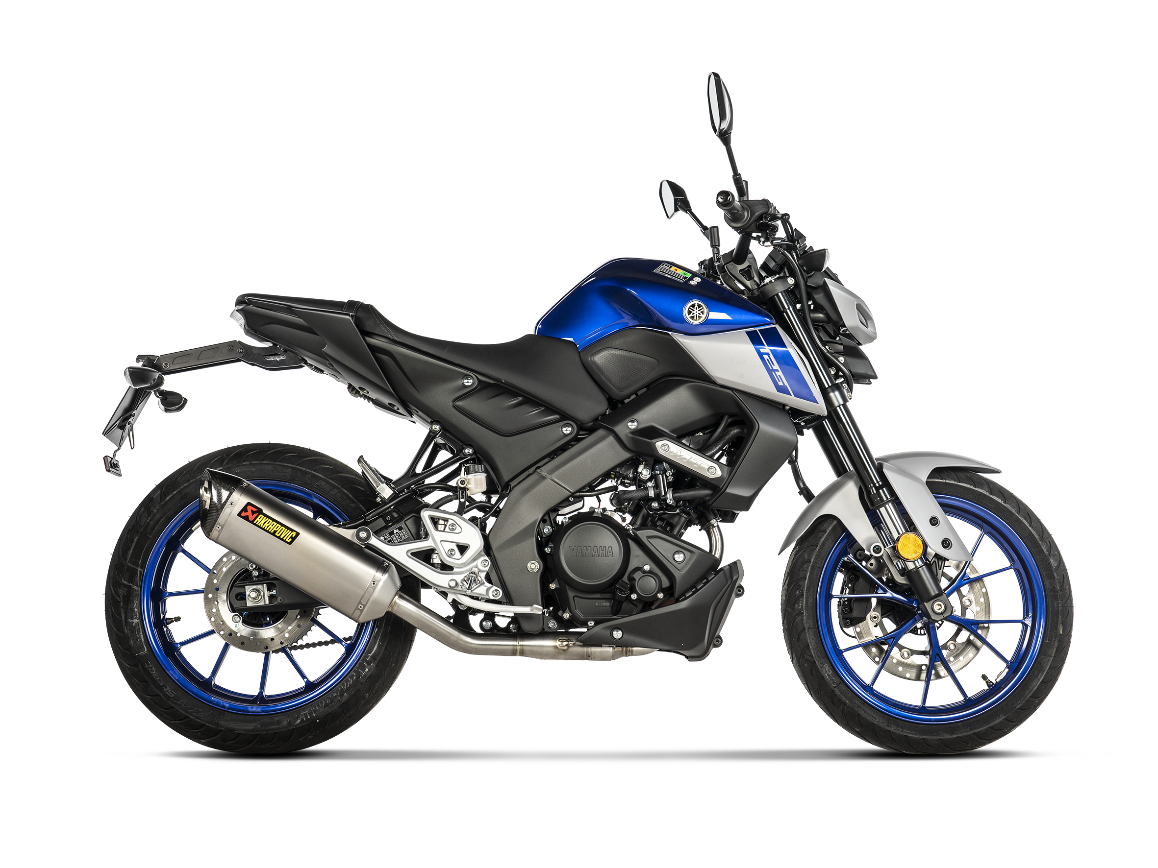 Układ wydechowy Akrapovič Racing Line titanium do Yamaha MT-125 / YZF-R 125 2021-2025 - obrazek 2