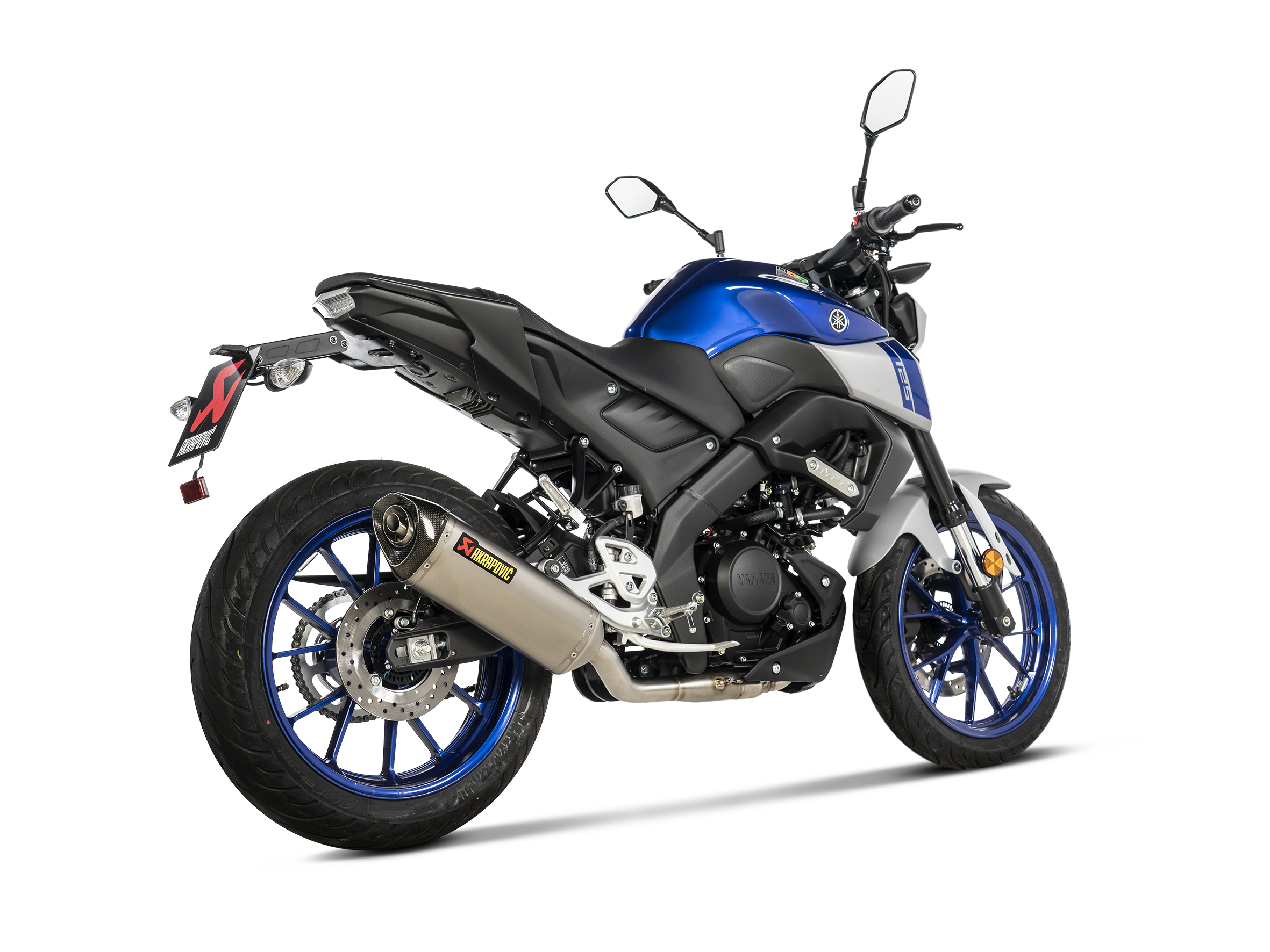 Układ wydechowy Akrapovič Racing Line titanium do Yamaha MT-125 / YZF-R 125 2021-2025 - obrazek 3