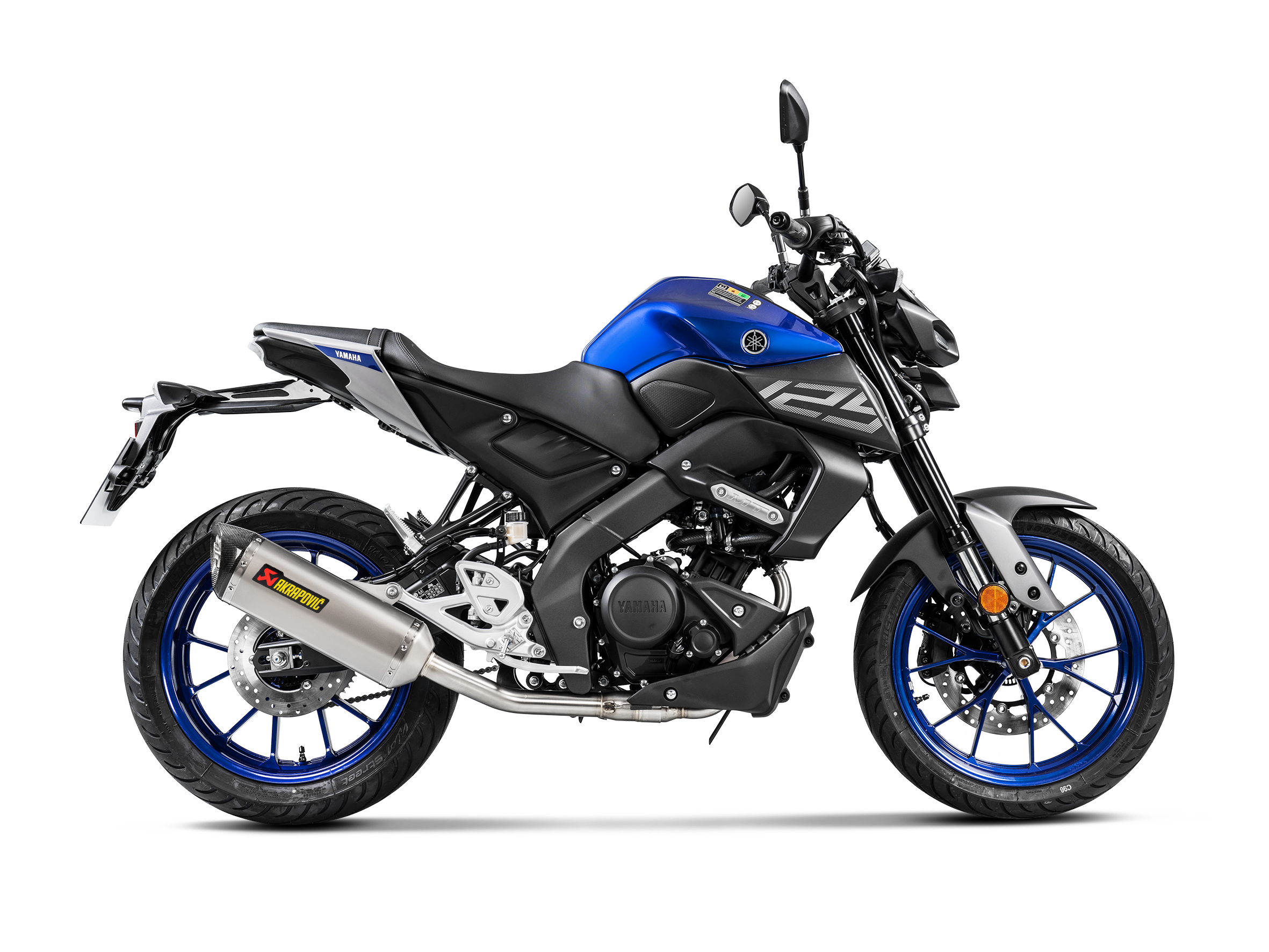 Układ wydechowy Akrapovič Racing Line titanium do Yamaha MT-125 2020 - obrazek 2