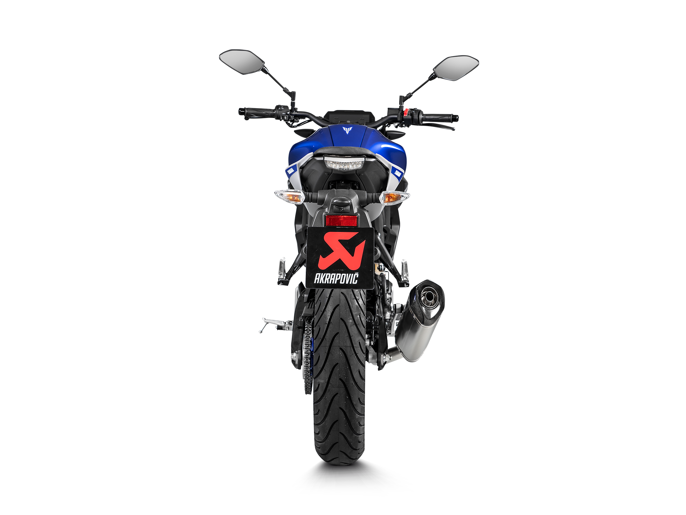 Układ wydechowy Akrapovič Racing Line titanium do Yamaha MT-125 2020 - obrazek 4