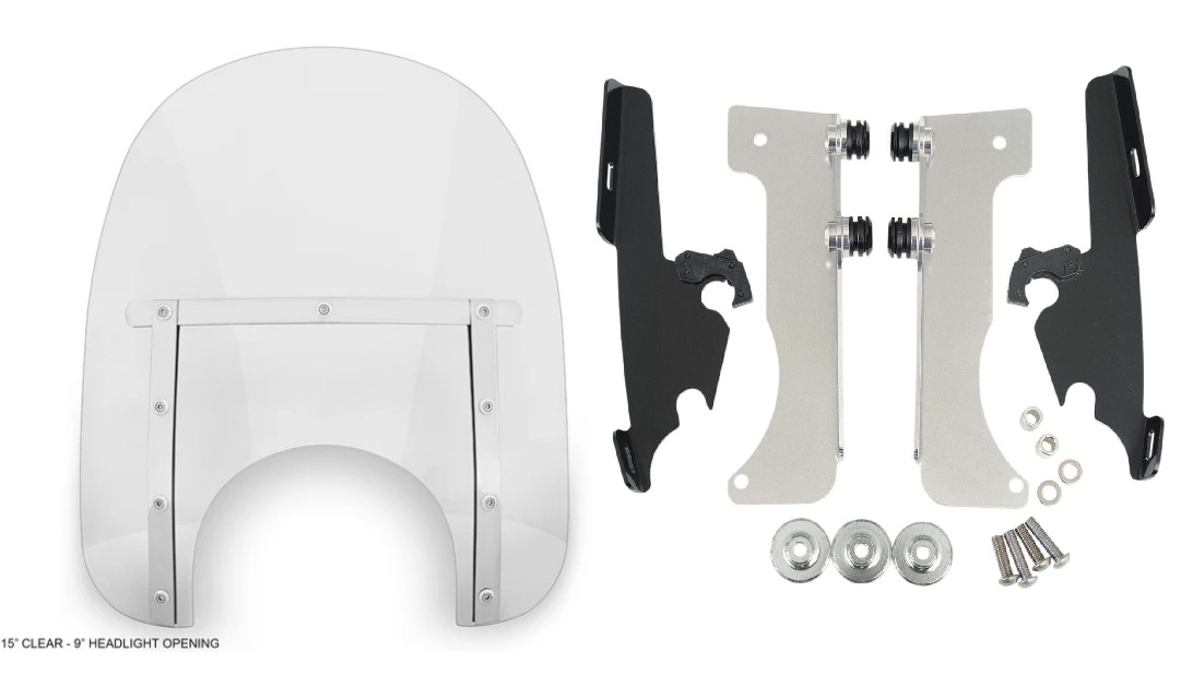 Szyba Slim 15" z zestawem montażowym Trigger-Lock™ Yamaha XV1900