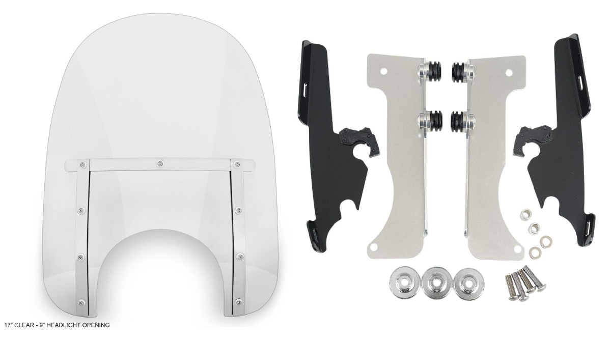 Szyba Slim 17" z zestawem montażowym Trigger-Lock™ Yamaha XV1900