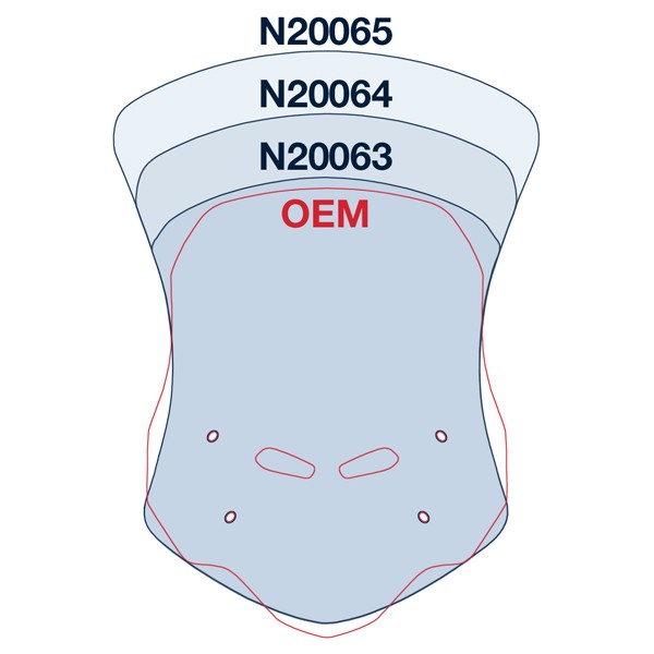 Niska Szyba Mocno Dymiona VStream® do Honda CB500X 19-23 - obrazek 5