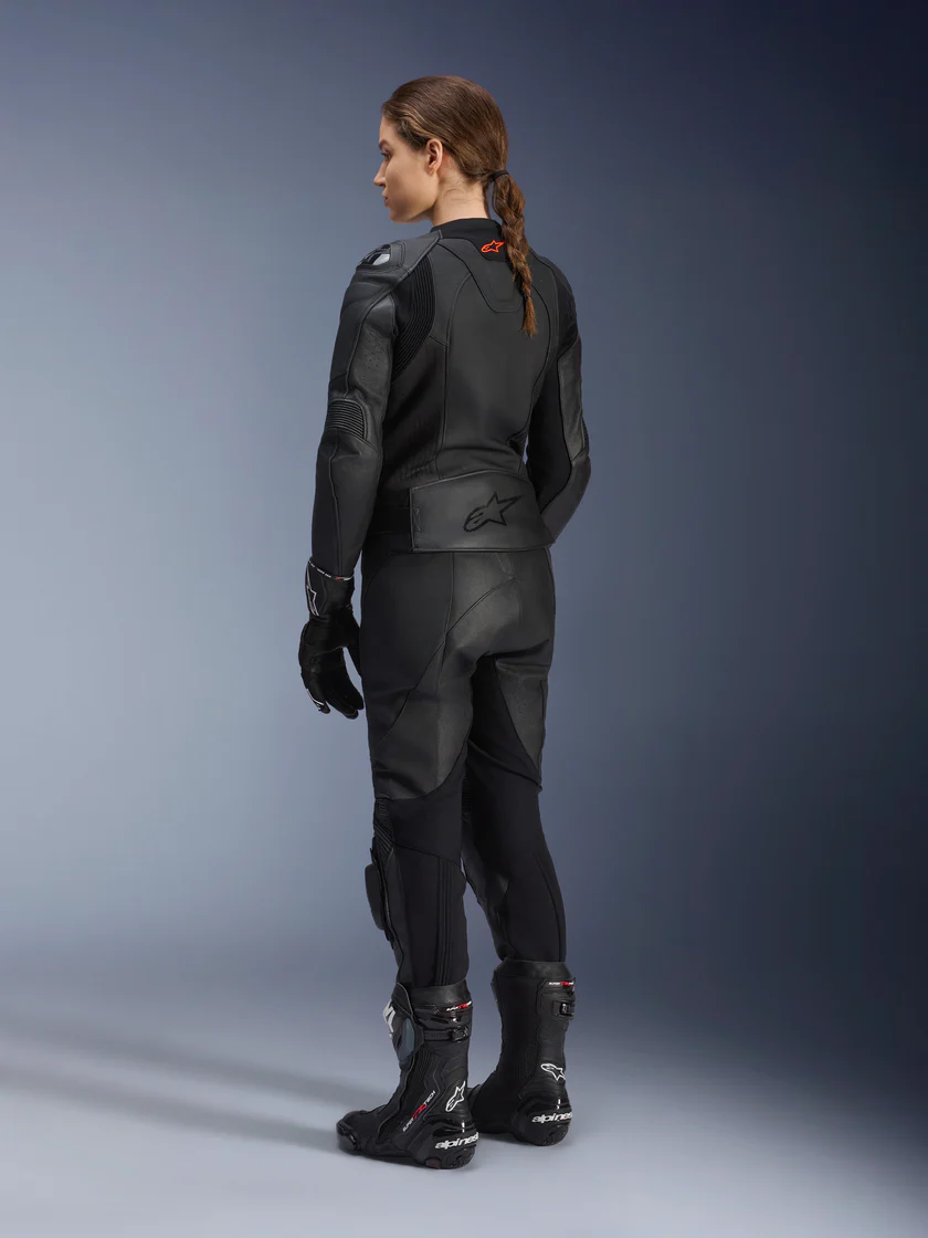 Kurtka Skórzana Damska Stella GP Plus V4 Alpinestars Czarna Klasa AA - obrazek 4