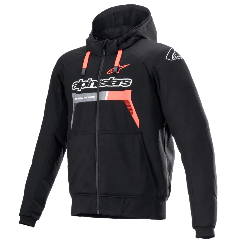 Bluza Męska Chrome Ignition Alpinestars Czarny/Czerwony Klasa A