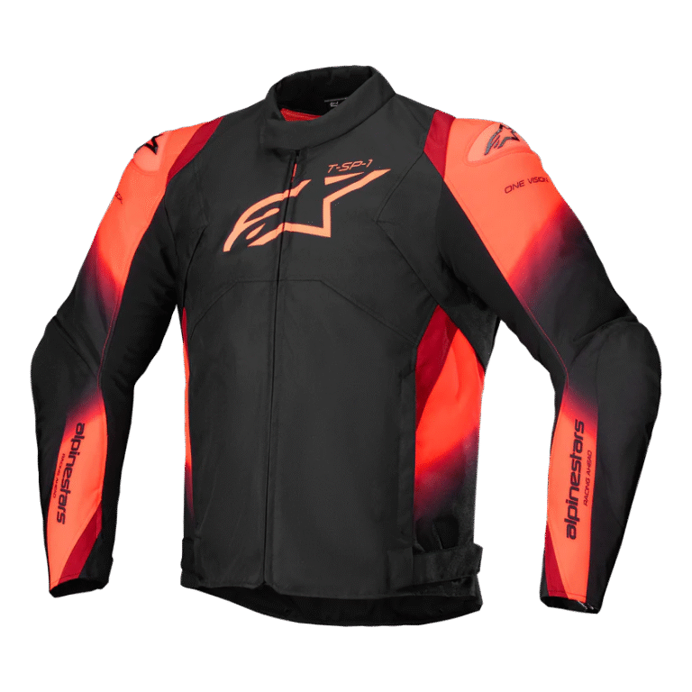 Kurtka Wodoodporna Męska T-SP 1 V2 Alpinestars Czarny/Czerwony Klasa A
