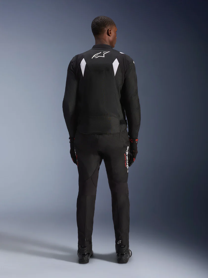 Kurtka Wodoodporna Męska T-SP 1 V2 Alpinestars Czarny/Biały Klasa A - obrazek 3