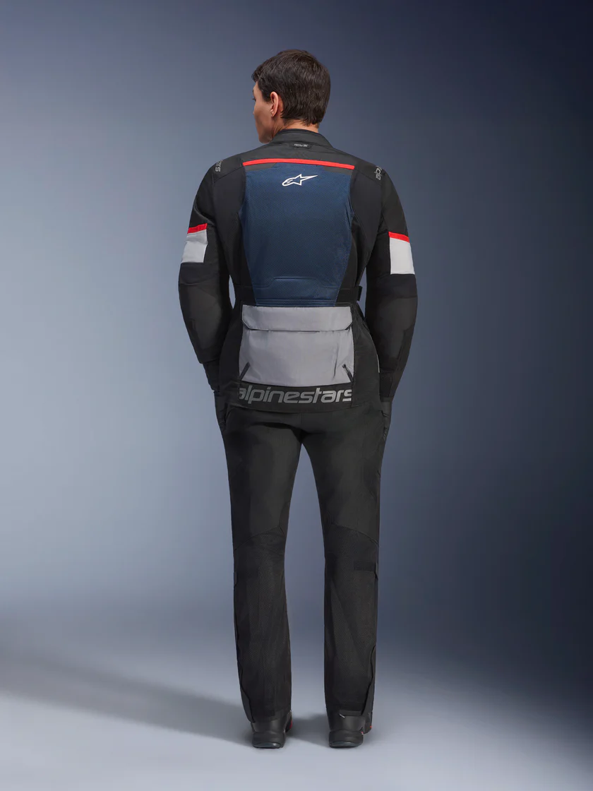 Kurtka Wodoodporna Męska Andes Air Drystar Alpinestars Czarny/Szary/Niebieski Klasa A - obrazek 3