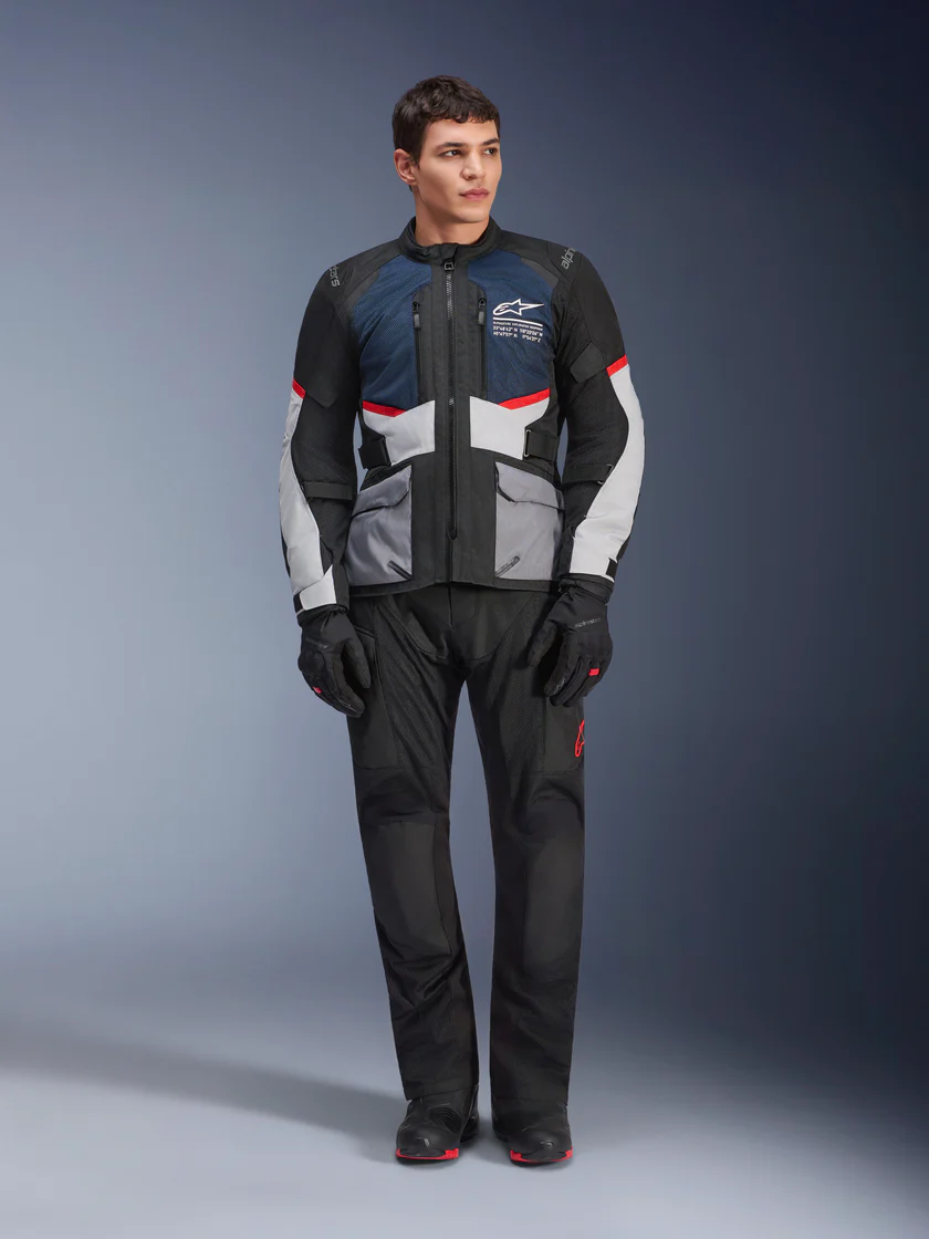 Kurtka Wodoodporna Męska Andes Air Drystar Alpinestars Czarny/Szary/Niebieski Klasa A - obrazek 5