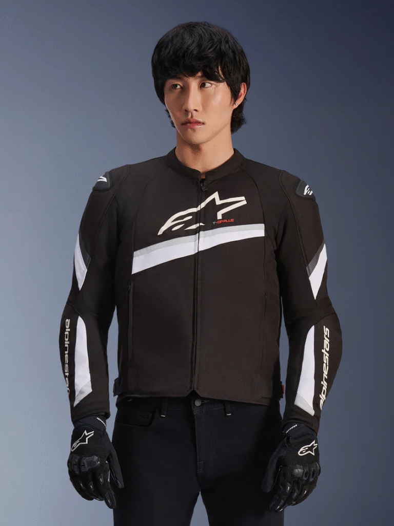 Kurtka Męska T-GP Plus R V2 Alpinestars Czarny/Biały Klasa A