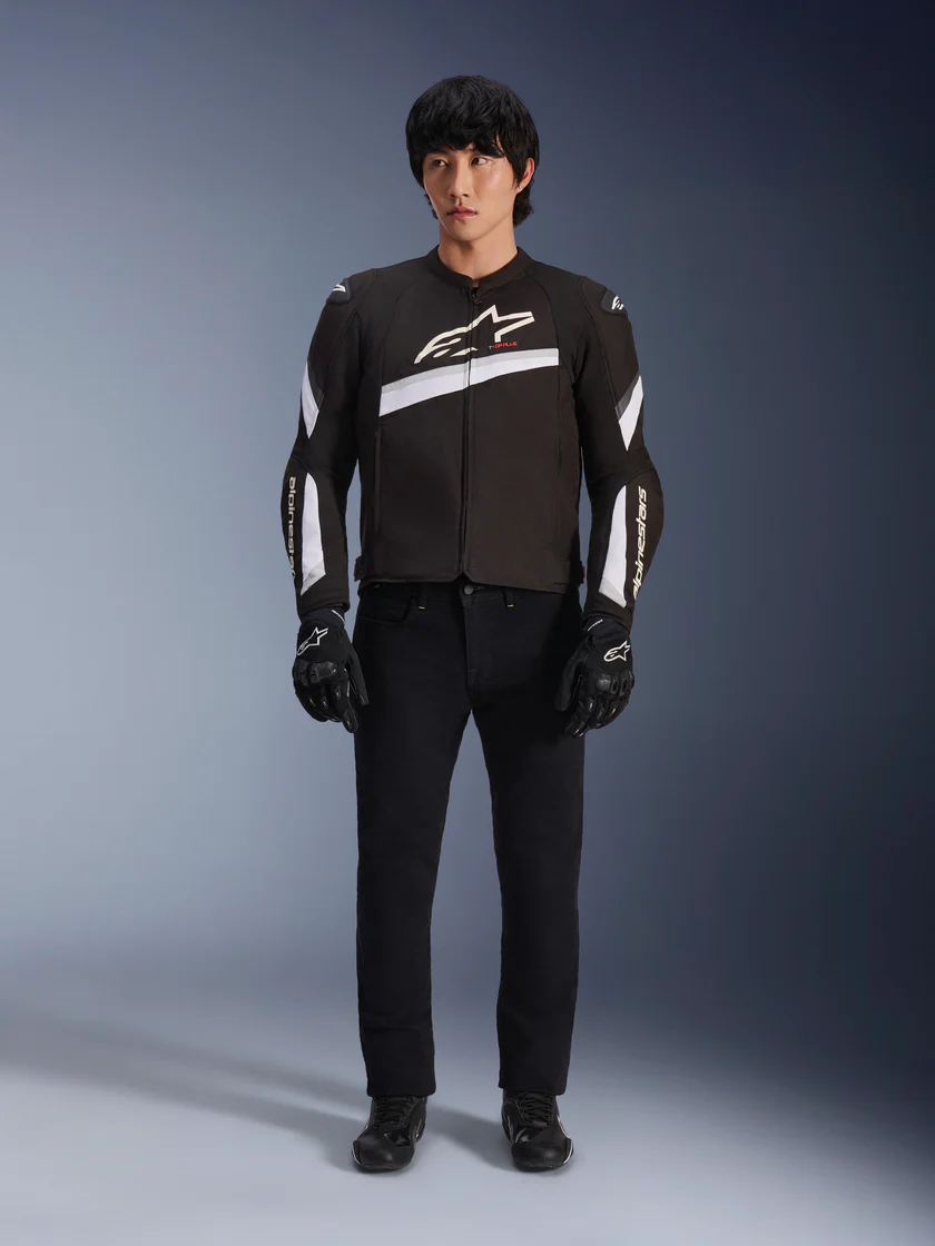 Kurtka Męska T-GP Plus R V2 Alpinestars Czarny/Biały Klasa A - obrazek 5