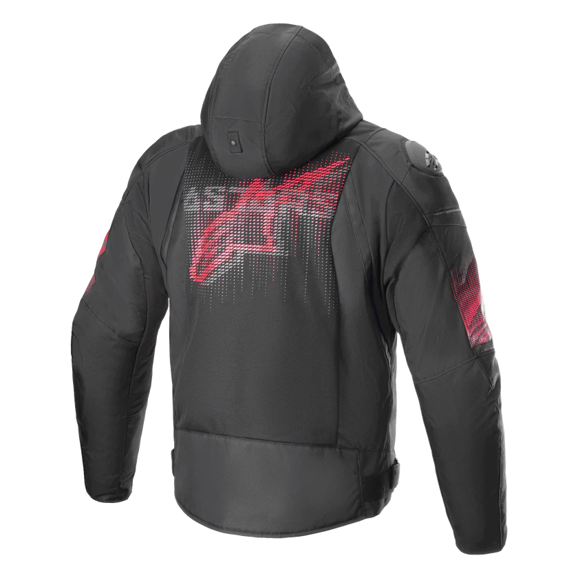 Kurtka Wodoodporna Męska Zaca Air Venom Alpinestars Czarny/Czerwony Klasa A - obrazek 2