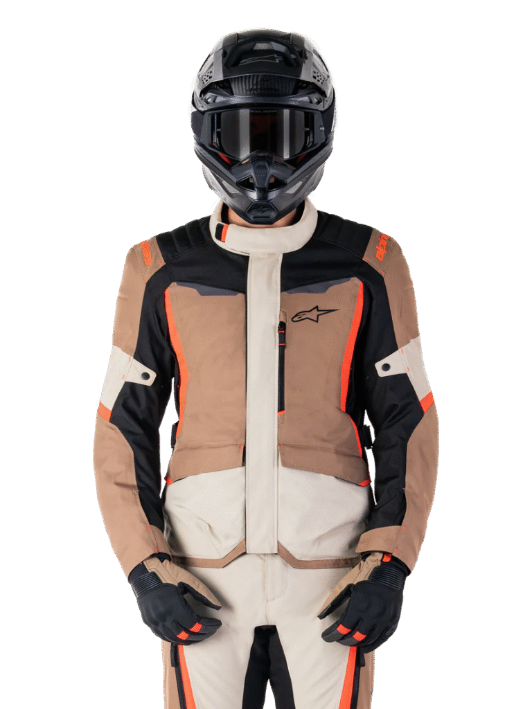 Kurtka Wodoodporna Męska St-1 Alpinestars Khaki/Czarny/Czerwony Klasa A