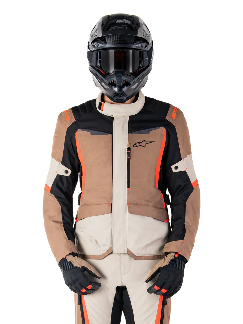 Kurtka Wodoodporna Męska St-1 Alpinestars Khaki/Czarny/Czerwony Klasa A